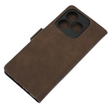 Чехол книжка NICE для Realme C61, Realme C63, экокожа, визитница, цвет коричневый Чехол книжка NICE для Realme C61, Realme C63, экокожа, визитница, цвет коричневый