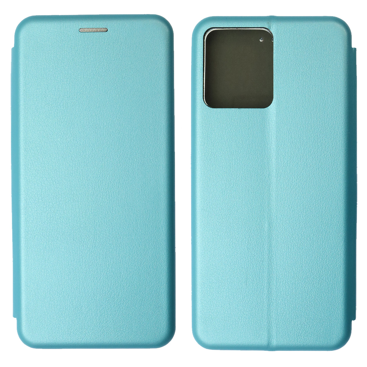 Чехол книжка STYLISH для Realme C30, Realme C30S, Realme Narzo 50i Prime, экокожа, визитница, цвет голубой