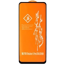 Защитное стекло 9H Rinbo для Realme 6 Pro, X50, X50 M, цвет окантовки черный