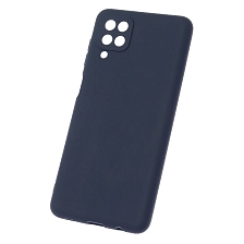 Чехол накладка Soft Touch для SAMSUNG Galaxy A12 5G, силикон, цвет темной синий Чехол накладка Soft Touch для SAMSUNG Galaxy A12 5G, силикон, цвет темной синий