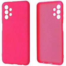 Чехол накладка NANO для SAMSUNG Galaxy A13 4G, защита камеры, силикон, бархат, цвет фуксия Чехол накладка NANO для SAMSUNG Galaxy A13 4G, защита камеры, силикон, бархат, цвет фуксия