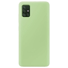 Чехол накладка GPS для SAMSUNG Galaxy A31 (SM-A315), силикон, матовый, цвет фисташковый