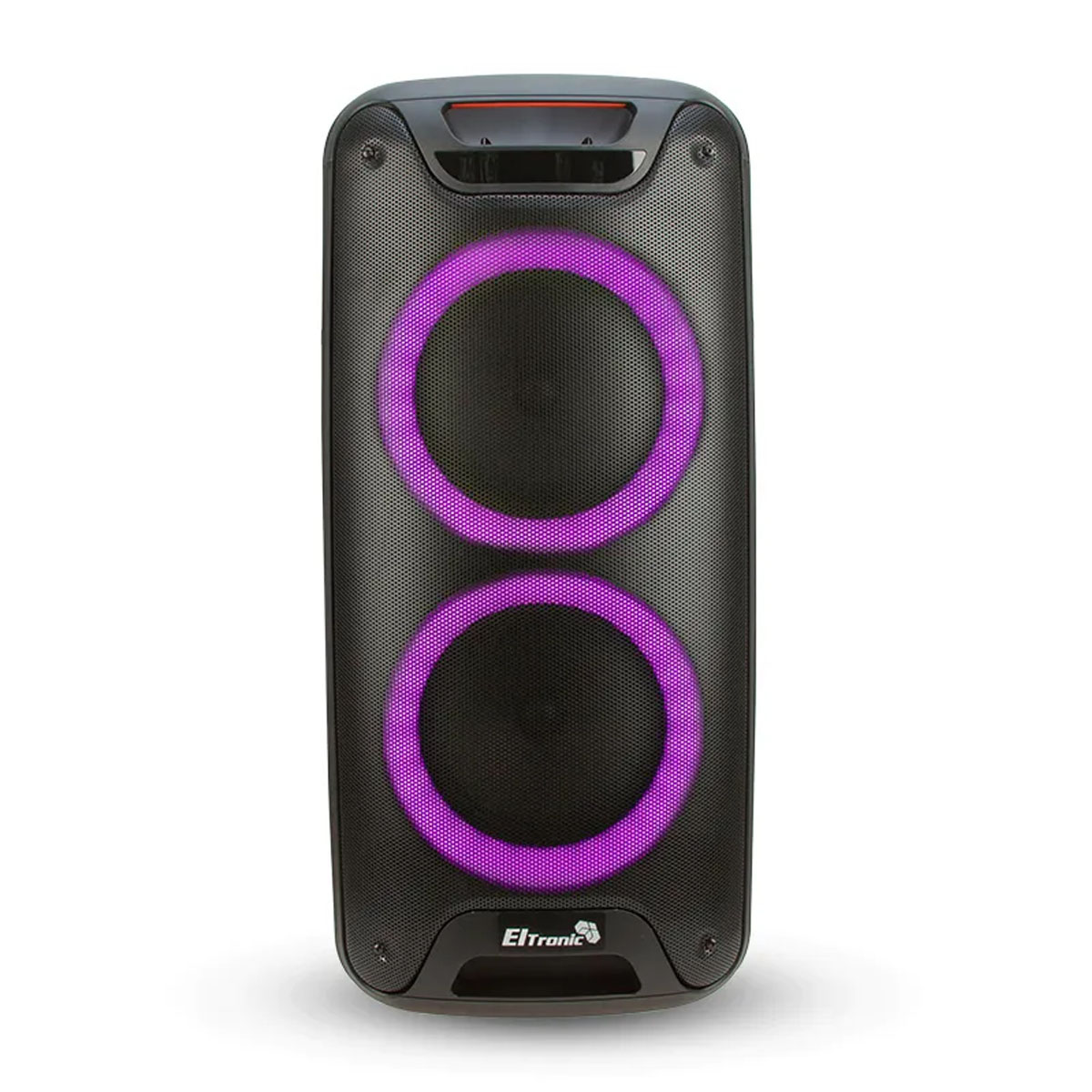 Активная акустическая система (комбик) 8"х2 Eltronic 20-32 DANCE BOX 400 TWS, RGB подсветка, цвет черный (распродажа -30%)
