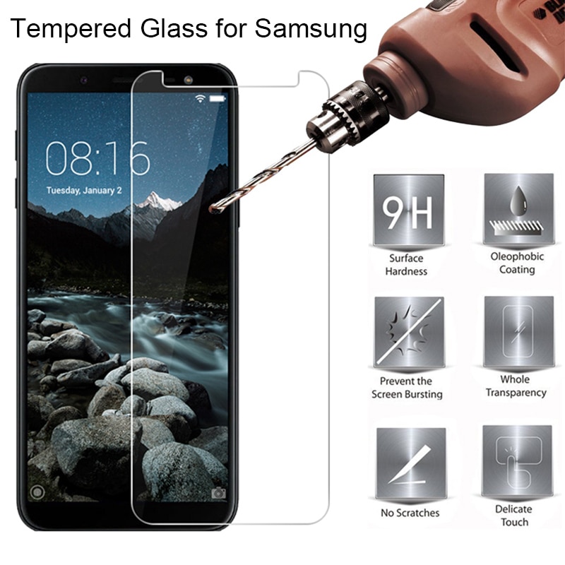 Защитное стекло "Pro Glass" для SAMSUNG Galaxy J6 Plus 2018 (SM-J610) ударопрочное / прозрачное 0.2mm.
