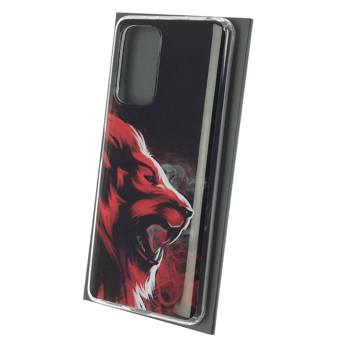 Чехол накладка для XIAOMI Redmi Note 10 Pro, силикон, рисунок красный лев Чехол накладка для XIAOMI Redmi Note 10 Pro, силикон, рисунок красный лев