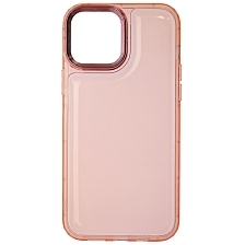 Чехол накладка AIR BAG для APPLE iPhone 13 Pro Max (6.7"), силикон, цвет прозрачно розовый Чехол накладка AIR BAG для APPLE iPhone 13 Pro Max (6.7"), силикон, цвет прозрачно розовый