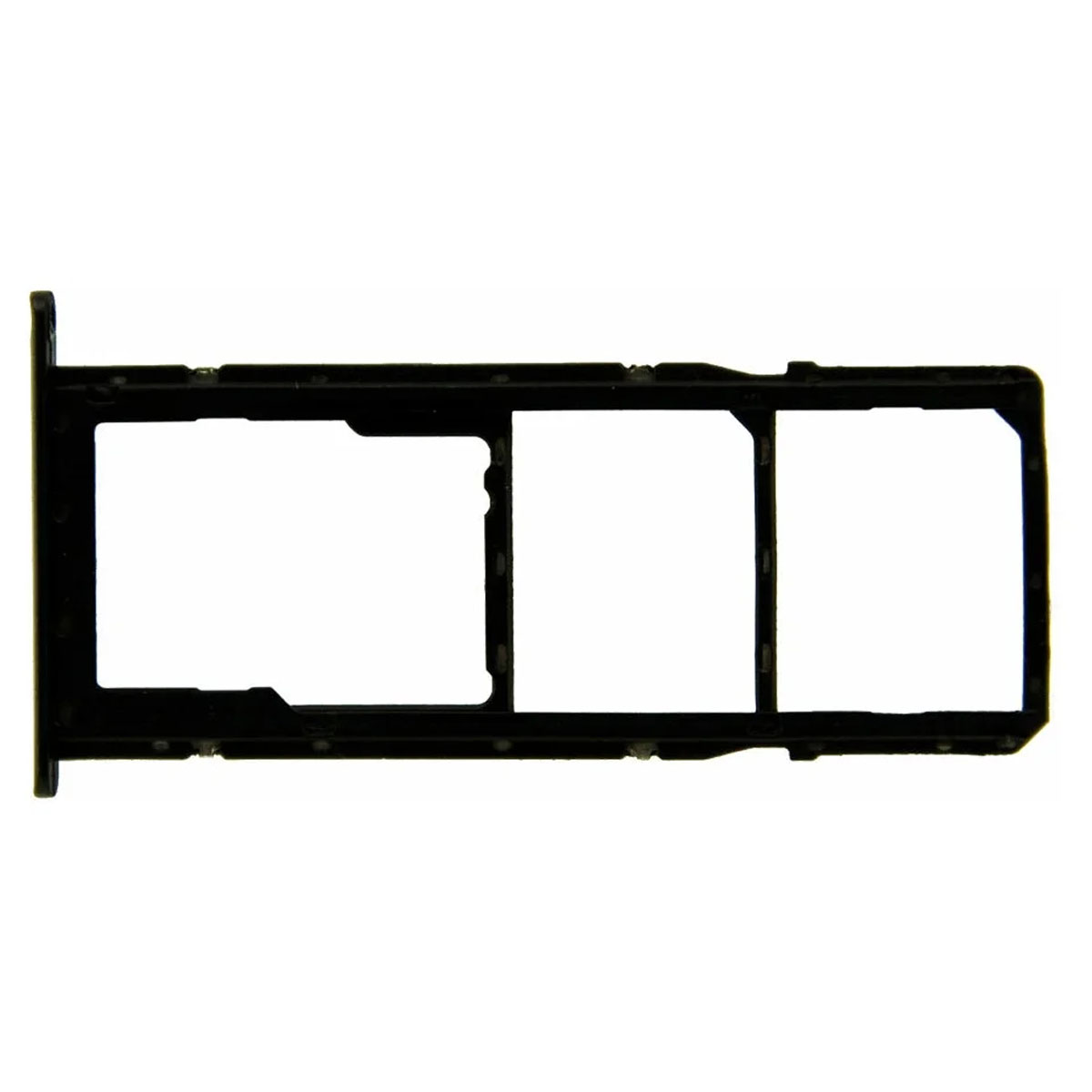 SIM лоток, держатель сим карты для SAMSUNG Galaxy A11 (SM-A115), цвет черный