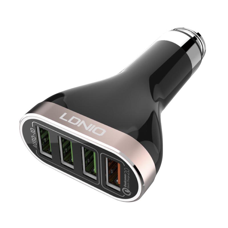 АЗУ (Автомобильное зарядное устройство) LDNIO C701Q Quick Charge 4 USB 6.6А + micro USB кабель.
