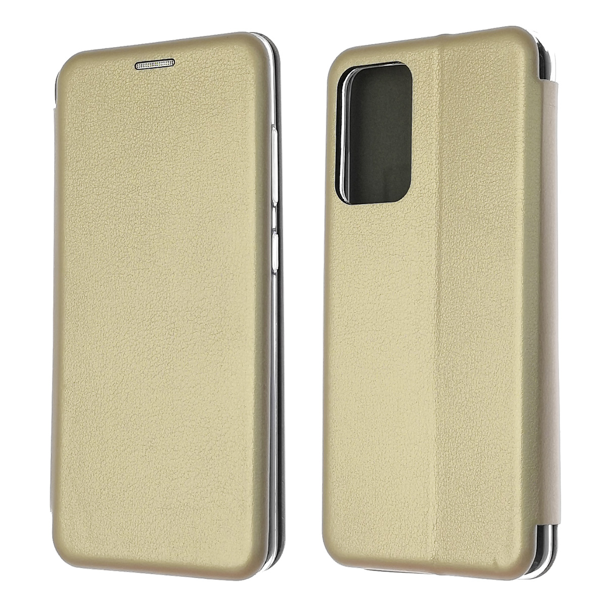 Чехол книжка STYLISH для SAMSUNG Galaxy A52 (SM-A525), экокожа, визитница, цвет золотистый Чехол книжка STYLISH для SAMSUNG Galaxy A52 (SM-A525), экокожа, визитница, цвет золотистый