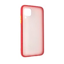 Чехол накладка SKIN SHELL для HUAWEI P40 Lite, Nova 6 SE, Nova 7i, пластик, силикон, цвет окантовки красный. Чехол накладка SKIN SHELL для HUAWEI P40 Lite, Nova 6 SE, Nova 7i, пластик, силикон, цвет окантовки красный.