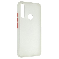 Чехол накладка SKIN SHELL для HUAWEI Honor 9X, P Smart Z, Y9 Prime 2019, силикон, пластик, цвет окантовки белый Чехол накладка SKIN SHELL для HUAWEI Honor 9X, P Smart Z, Y9 Prime 2019, силикон, пластик, цвет окантовки белый