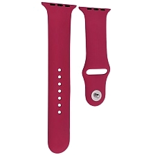 Ремешок для Apple Watch спортивный "Sport", размер 38-40 mm, цвет вишневый Ремешок для Apple Watch спортивный "Sport", размер 38-40 mm, цвет вишневый