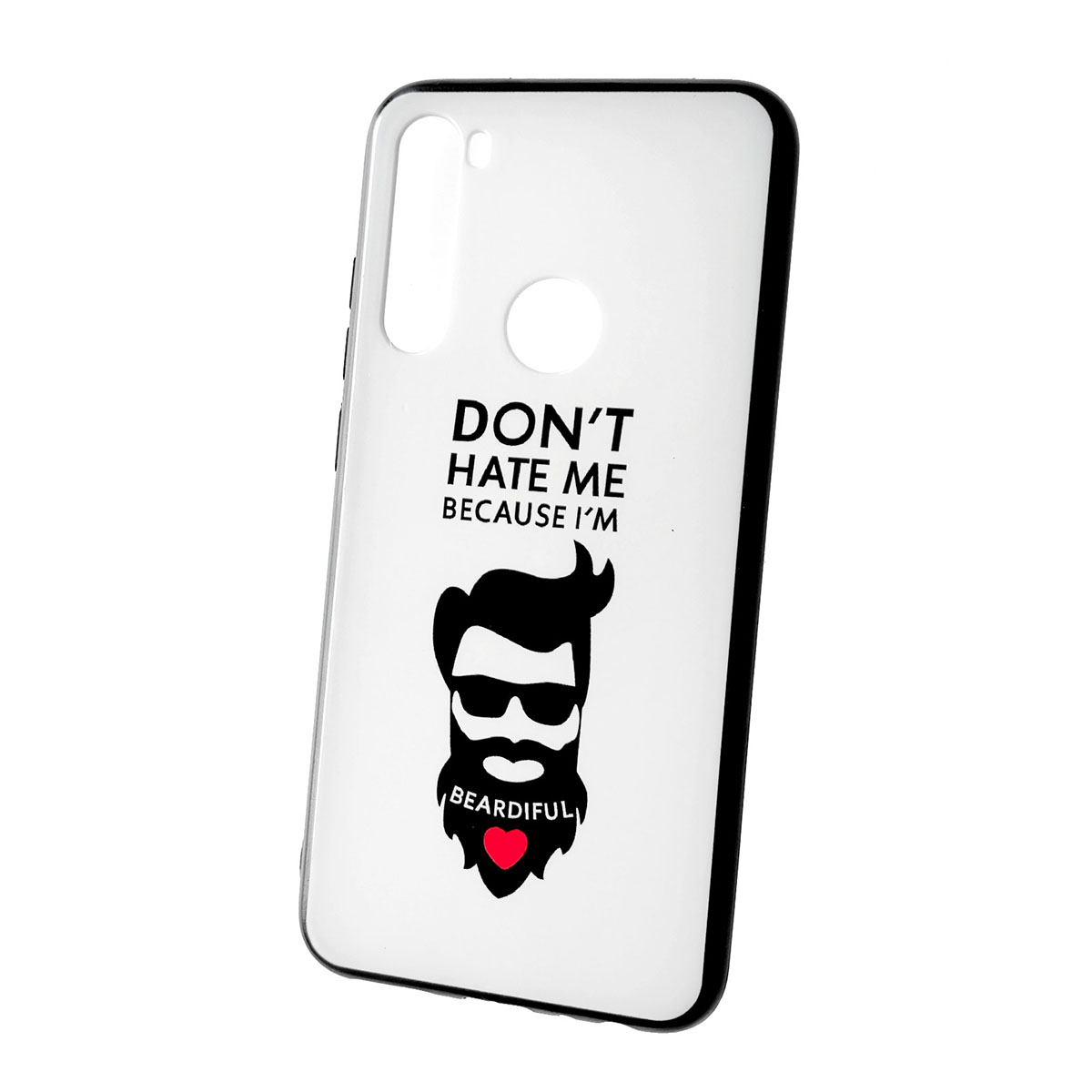 Чехол накладка для XIAOMI Redmi Note 8, силикон, рисунок DON'T HATE MI BECAUSE I'M.