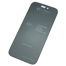 Защитное стекло Антишпион G-Rhino 360° для APPLE iPhone 14 Pro (6.1"), цвет окантовки черный (Тип 2)