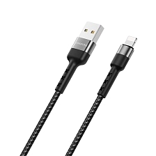 Кабель BOROFONE BX34 Advantage Lightning 8 pin, 2.4A, длина 1 метр, цвет черный Кабель BOROFONE BX34 Advantage Lightning 8 pin, 2.4A, длина 1 метр, цвет черный