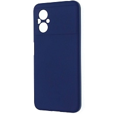 Чехол накладка NANO для XIAOMI POCO M5, силикон, бархат, цвет темно синий Чехол накладка NANO для XIAOMI POCO M5, силикон, бархат, цвет темно синий