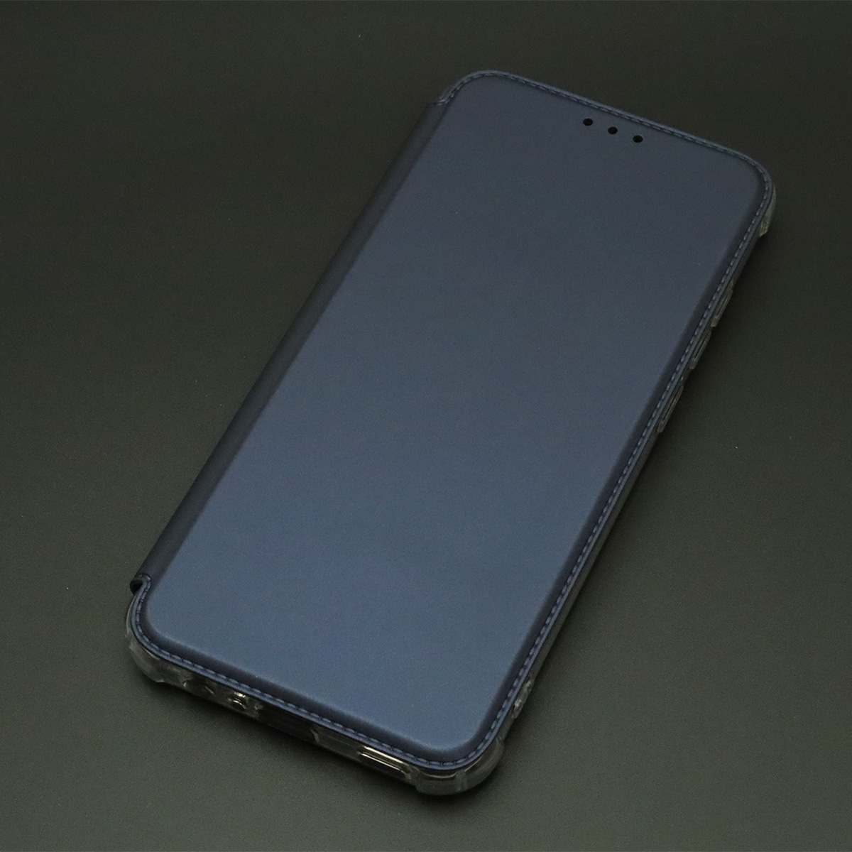 Чехол книжка для SAMSUNG Galaxy A03 (SM-A035F), экокожа, визитница, цвет темно синий Чехол книжка для SAMSUNG Galaxy A03 (SM-A035F), экокожа, визитница, цвет темно синий