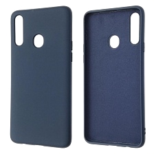 Чехол накладка NANO для SAMSUNG Galaxy A20s (SM-A207), силикон, бархат, цвет темно синий Чехол накладка NANO для SAMSUNG Galaxy A20s (SM-A207), силикон, бархат, цвет темно синий
