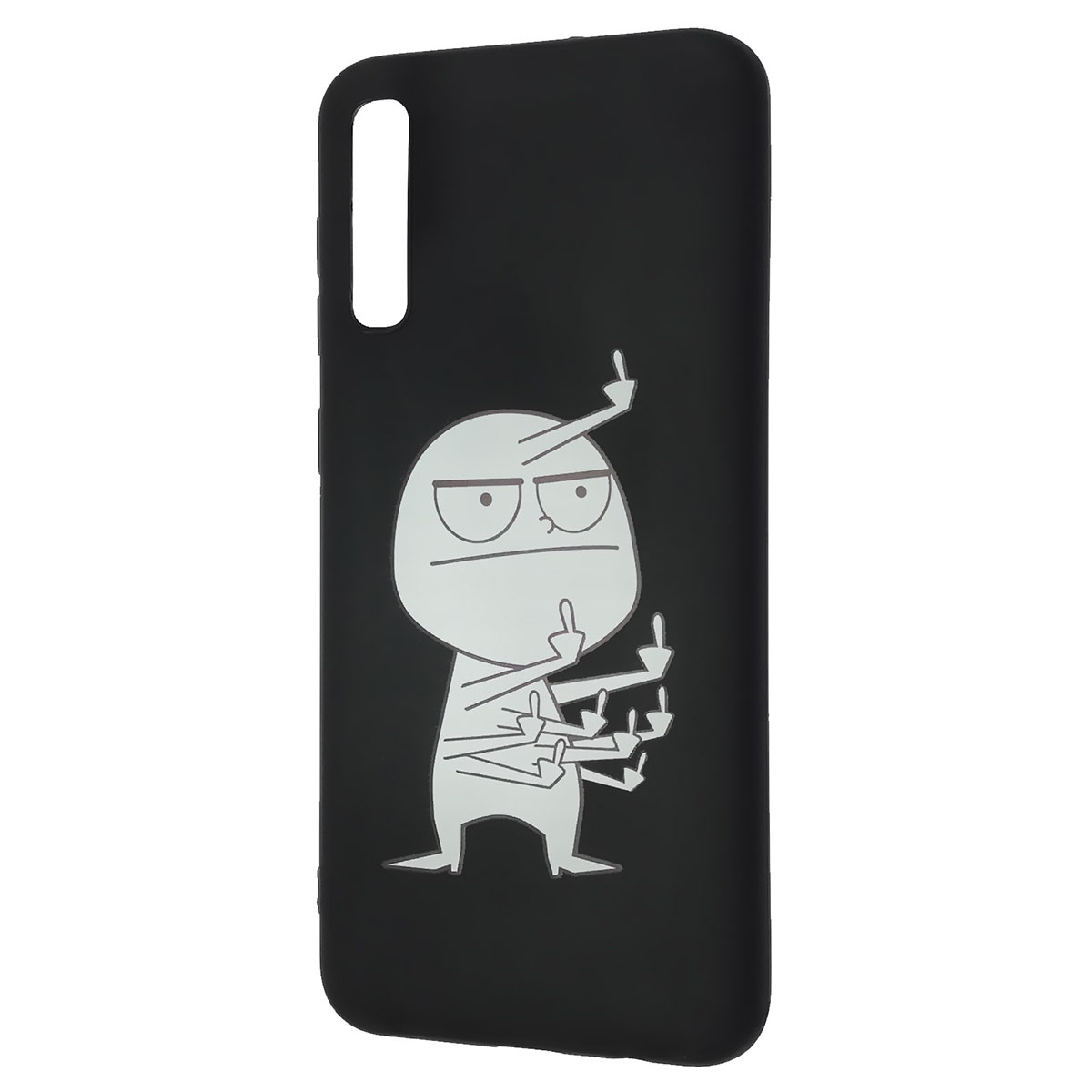 Чехол накладка imcase для SAMSUNG Galaxy A50, A30s, A50s, силикон, рисунок Человечек.