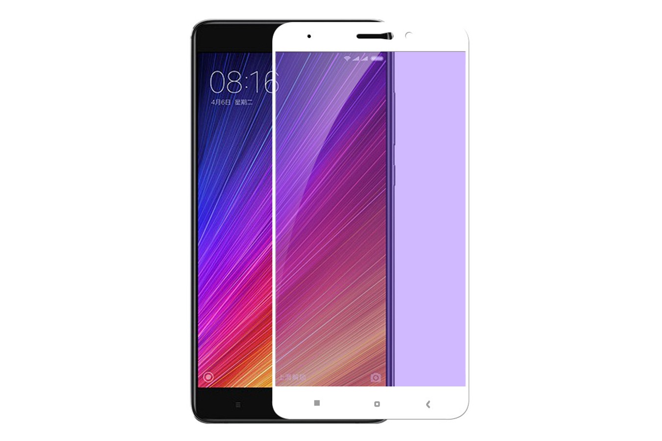 Защитное стекло 2D для XIAOMI 5S Plus / 5S+ WHITE (белый) Rinco толщина 0.26mm MBL.