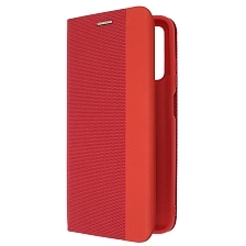 Чехол книжка MESH для XIAOMI Redmi 10 (2021), Redmi 10 (2022), текстиль, силикон, бархат, визитница, цвет красный Чехол книжка MESH для XIAOMI Redmi 10 (2021), Redmi 10 (2022), текстиль, силикон, бархат, визитница, цвет красный