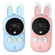 Игровой набор, рации детские Kids Walkie talkies, форма зайчика (распродажа -50%)