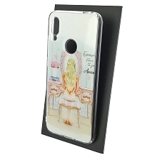 Чехол накладка для XIAOMI Redmi Note 7, Note 7 Pro, силикон, блестки, глянцевый, рисунок Excuse I have to go Aweso Чехол накладка для XIAOMI Redmi Note 7, Note 7 Pro, силикон, блестки, глянцевый, рисунок Excuse I have to go Aweso