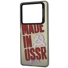 Чехол накладка для INFINIX NOTE 40 4G, защита камеры, силикон, рисунок MADE IN USSR Чехол накладка для INFINIX NOTE 40 4G, защита камеры, силикон, рисунок MADE IN USSR