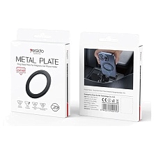 Кольцо YESIDO C208 Magsafe, экокожа, металл, цвет черный