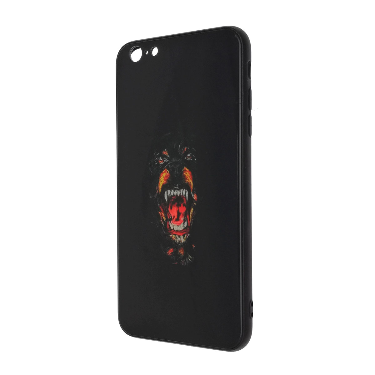 Чехол накладка для APPLE iPhone 6 Plus, 6S Plus, силикон, рисунок оскал собаки. Чехол накладка для APPLE iPhone 6 Plus, 6S Plus, силикон, рисунок оскал собаки.
