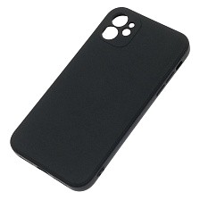 Чехол накладка для APPLE iPhone 11, силикон, цвет черный Чехол накладка для APPLE iPhone 11, силикон, цвет черный