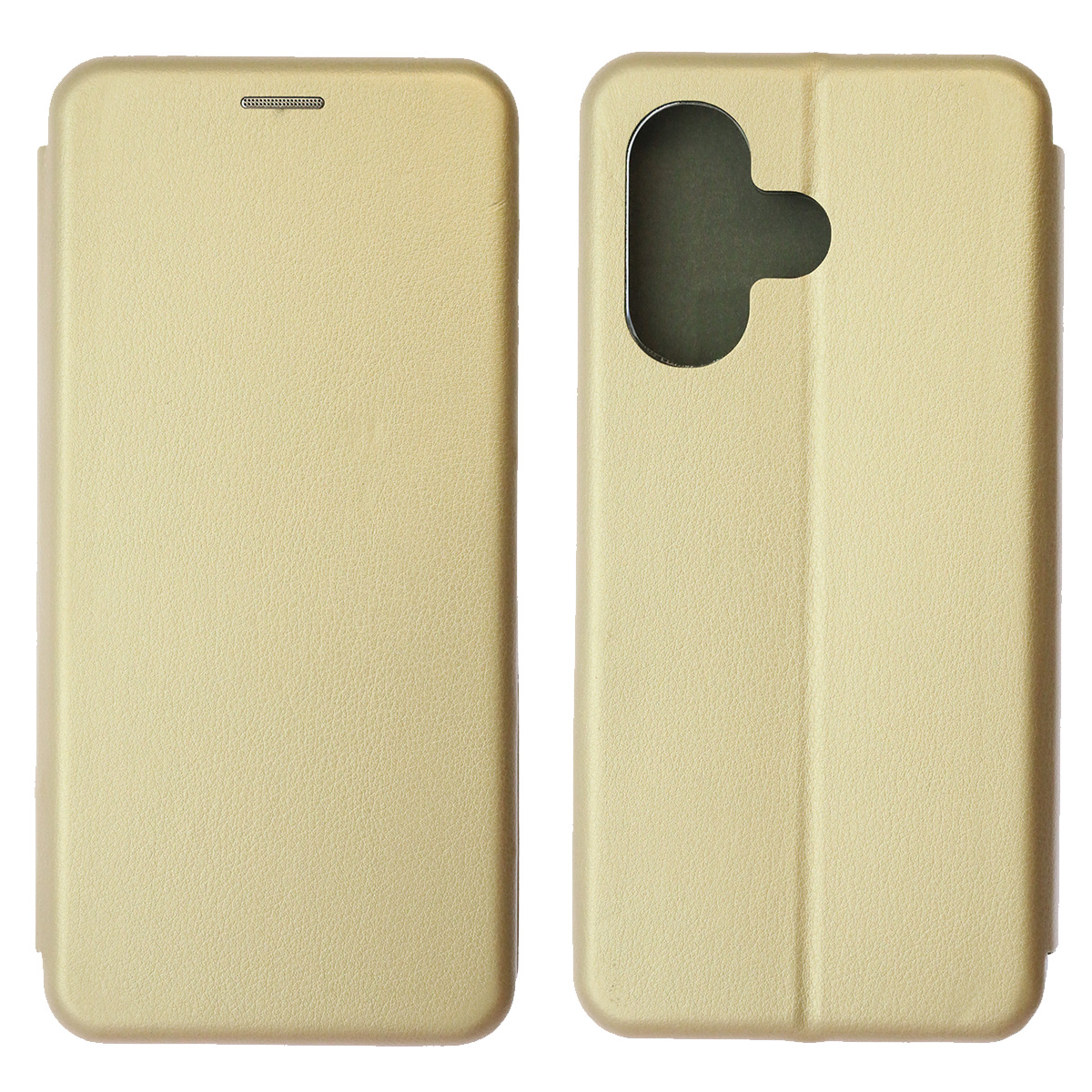 Чехол книжка STYLISH для INFINIX Hot 30i, экокожа, визитница, цвет золотистый Чехол книжка STYLISH для INFINIX Hot 30i, экокожа, визитница, цвет золотистый