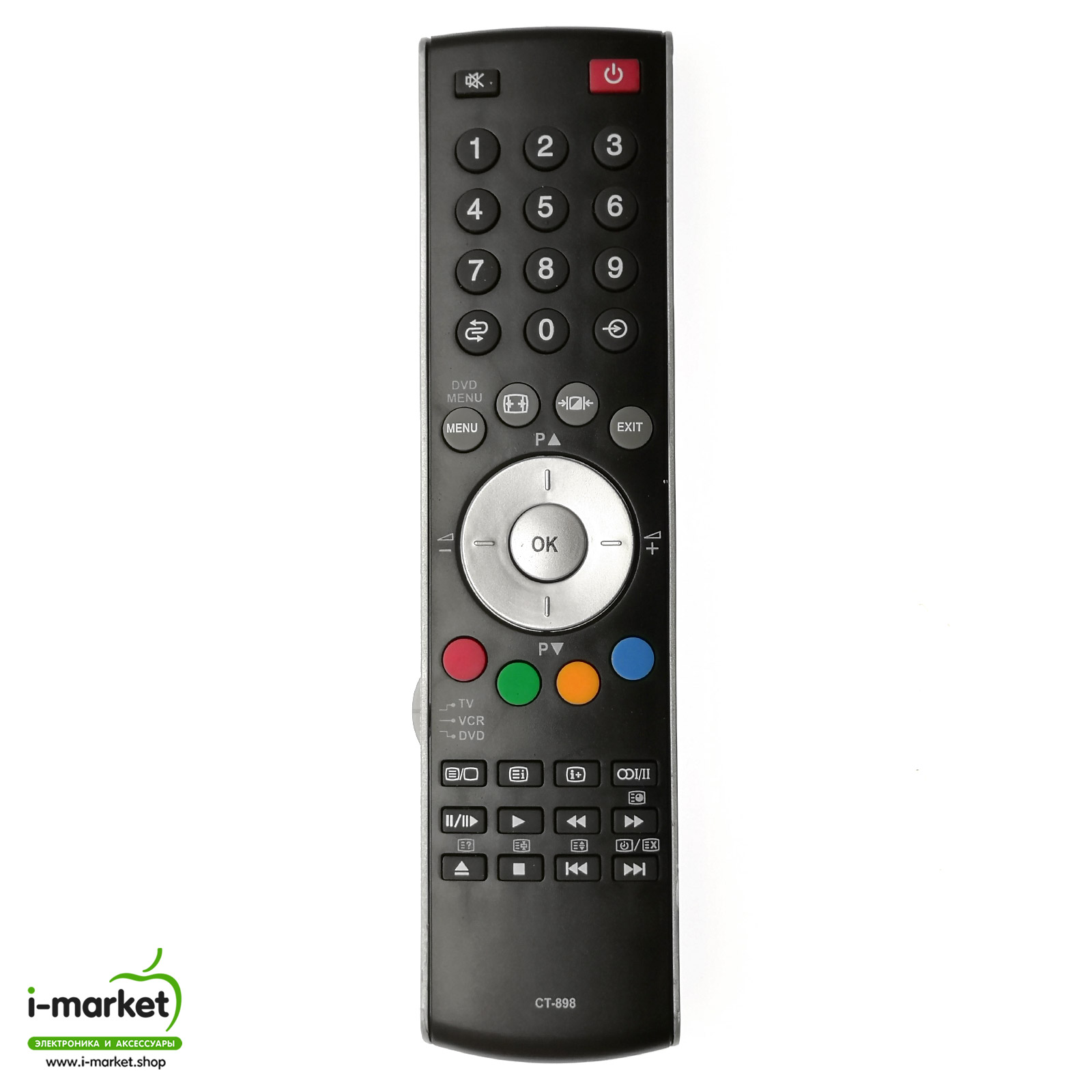 Пульт ДУ для TOSHIBA CT-898 подходит к следующим моделям: 15CL7R, 15V300PR, 20V300PR, 20V300R, 20V305R, 23WL55R.