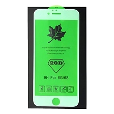 Защитное стекло 20D FULL GLUE для APPLE iPhone 6, iPhone 6G, iPhone 6S, цвет окантовки белый Защитное стекло 20D FULL GLUE для APPLE iPhone 6, iPhone 6G, iPhone 6S, цвет окантовки белый