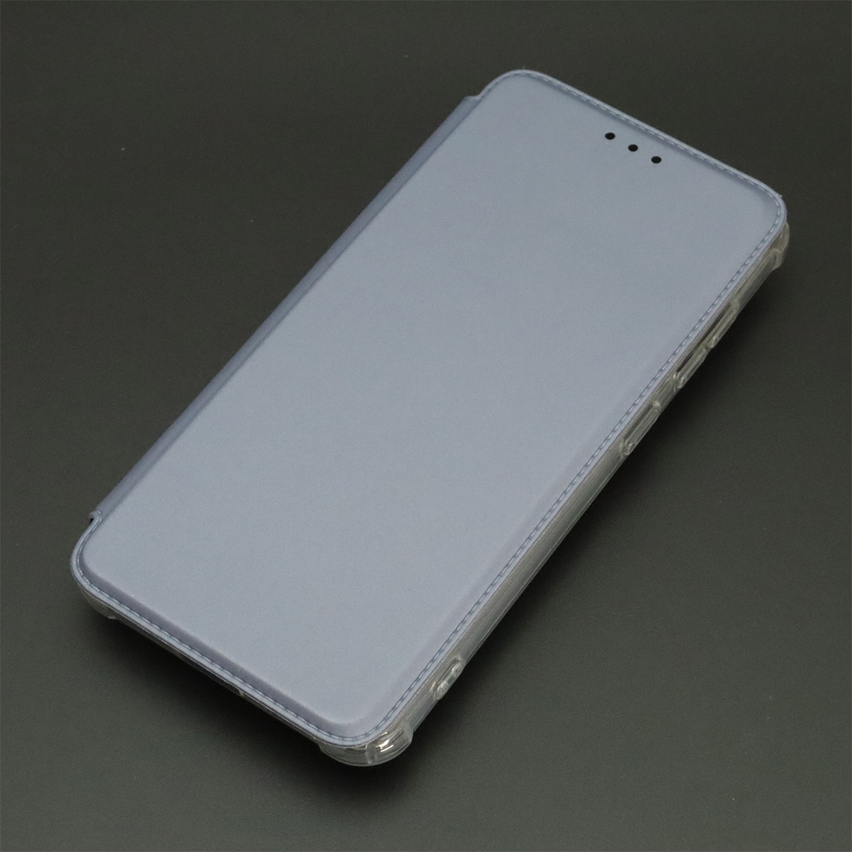 Чехол книжка для SAMSUNG Galaxy S21 FE (SM-G990B), экокожа, визитница, цвет темно серебристый Чехол книжка для SAMSUNG Galaxy S21 FE (SM-G990B), экокожа, визитница, цвет темно серебристый