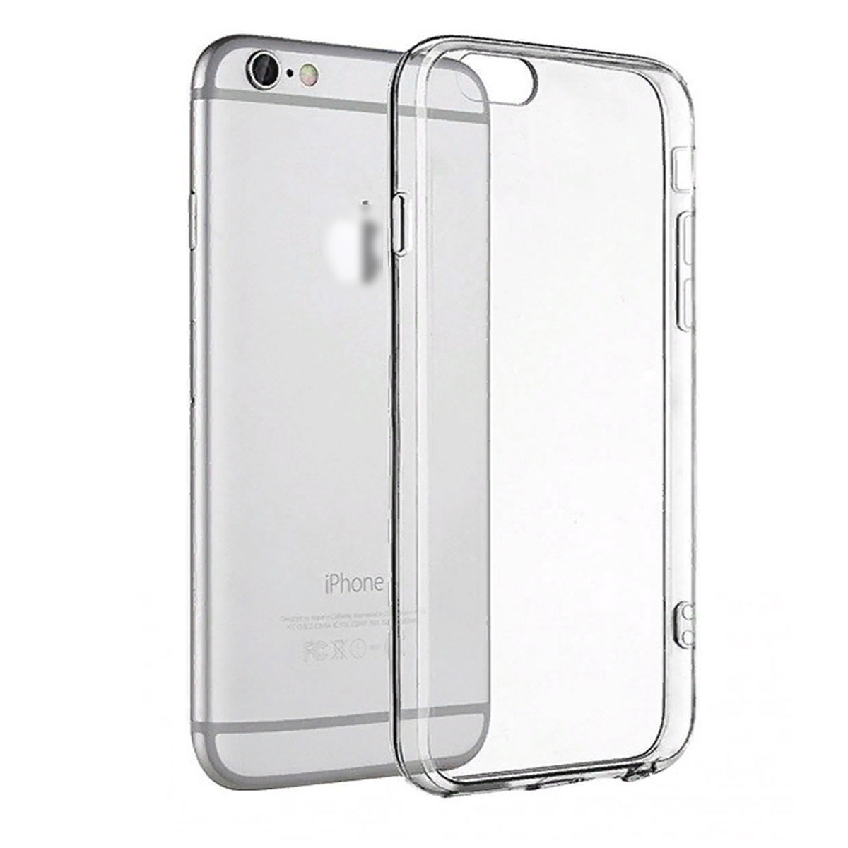 Чехол накладка TPU Case для APPLE iPhone 6, iPhone 6G, iPhone 6S, силикон, цвет прозрачный.