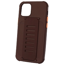 Чехол накладка LADDER NANO для APPLE iPhone 12 mini (5.4), силикон, держатель, цвет шоколадный Чехол накладка LADDER NANO для APPLE iPhone 12 mini (5.4), силикон, держатель, цвет шоколадный