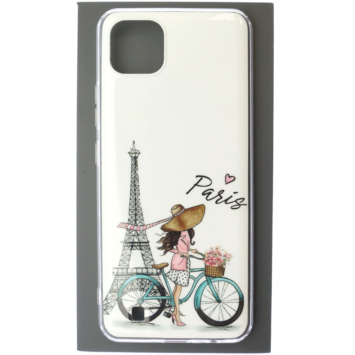 Чехол накладка для Realme C20, Realme C11 2021, силикон, рисунок Paris Чехол накладка для Realme C20, Realme C11 2021, силикон, рисунок Paris