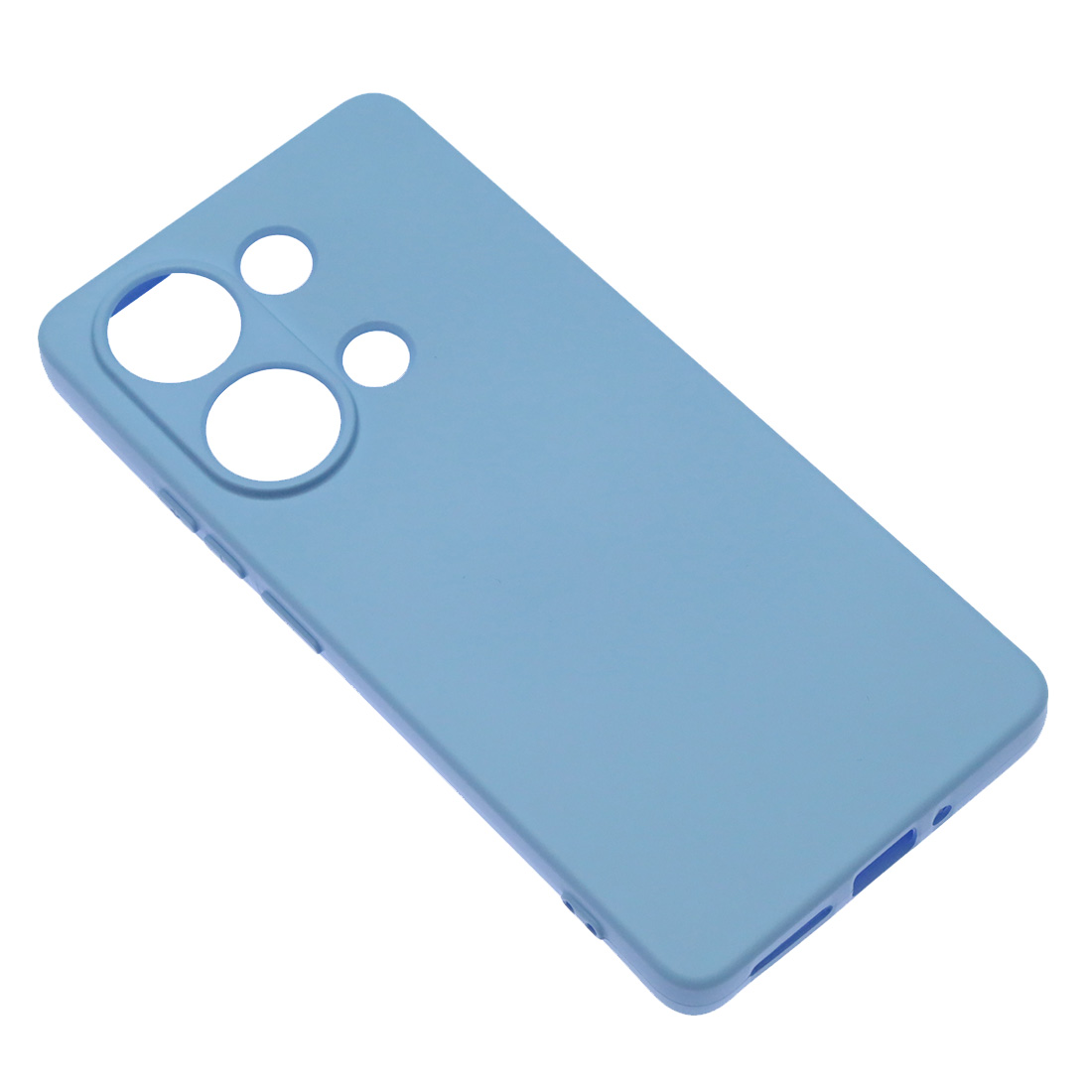 Чехол накладка NANO для XIAOMI Redmi Note 13 Pro 4G, POCO M6 Pro 4G, защита камеры, силикон, бархат, цвет васильковый Чехол накладка NANO для XIAOMI Redmi Note 13 Pro 4G, POCO M6 Pro 4G, защита камеры, силикон, бархат, цвет васильковый