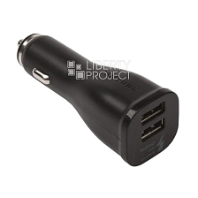 АЗУ Samsung 2в1 (автомобильный адаптер питания) для Fast Charging 15W / Кабель Original 100%).