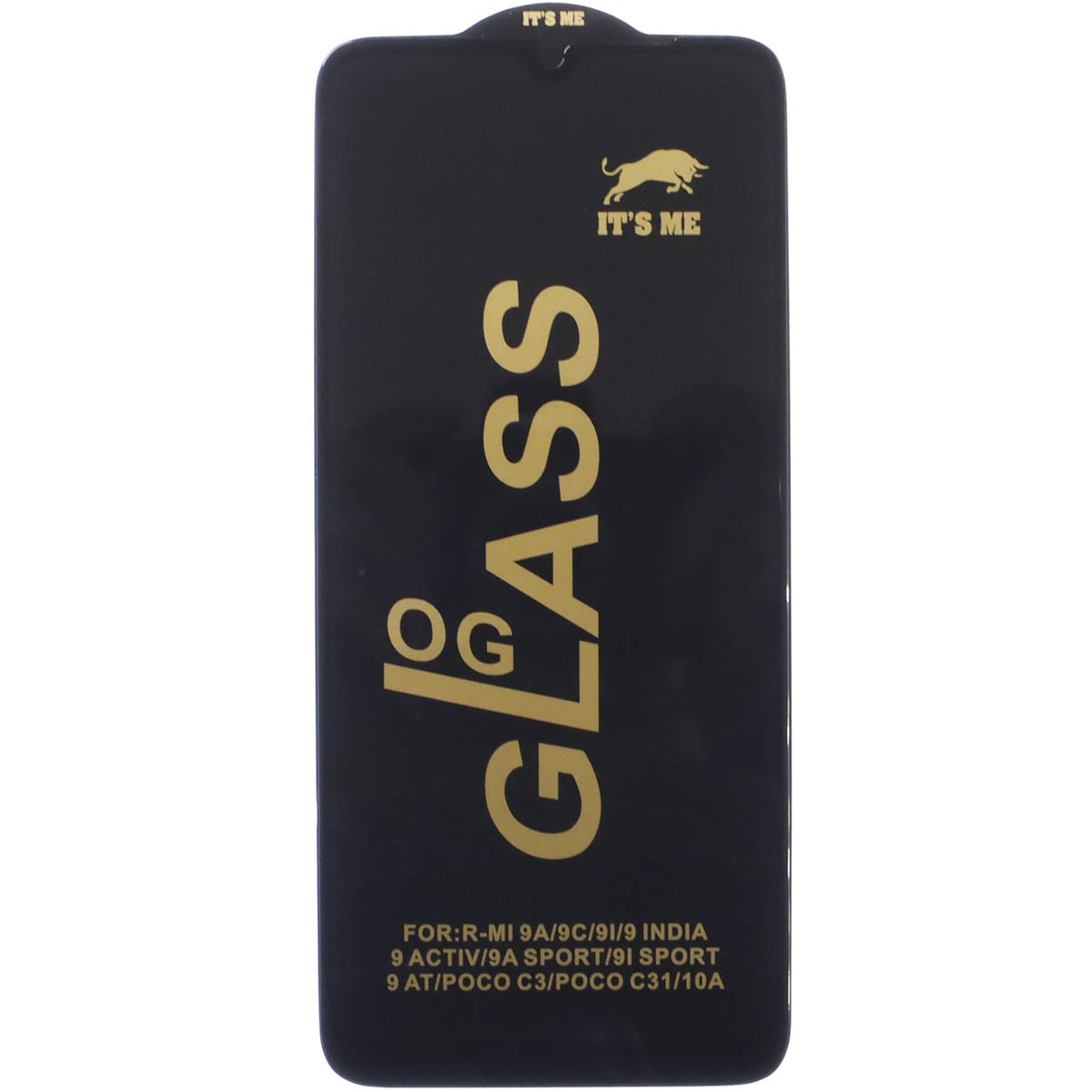 Защитное стекло OG Glass для XIAOMI Redmi 9A, Redmi 9C, Redmi 10A, Redmi A1, Redmi A1 Plus, Redmi A2, Redmi A2 Plus, цвет окантовки черный