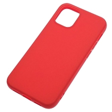 Чехол накладка для APPLE iPhone 12 mini (5.4"), силикон, цвет красный Чехол накладка для APPLE iPhone 12 mini (5.4"), силикон, цвет красный