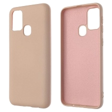 Чехол накладка NANO для SAMSUNG Galaxy M31 (SM-M315), силикон, бархат, цвет розовый песок Чехол накладка NANO для SAMSUNG Galaxy M31 (SM-M315), силикон, бархат, цвет розовый песок