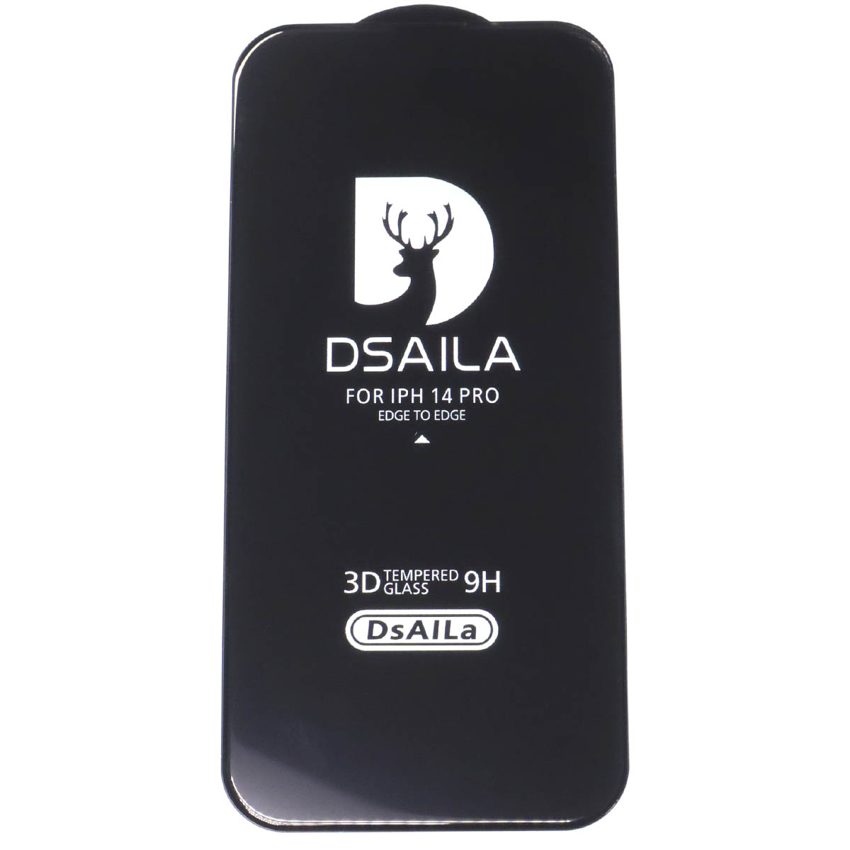 Защитное стекло 15D DSAILA для APPLE iPhone 14 Pro (6.1), цвет окантовки черный