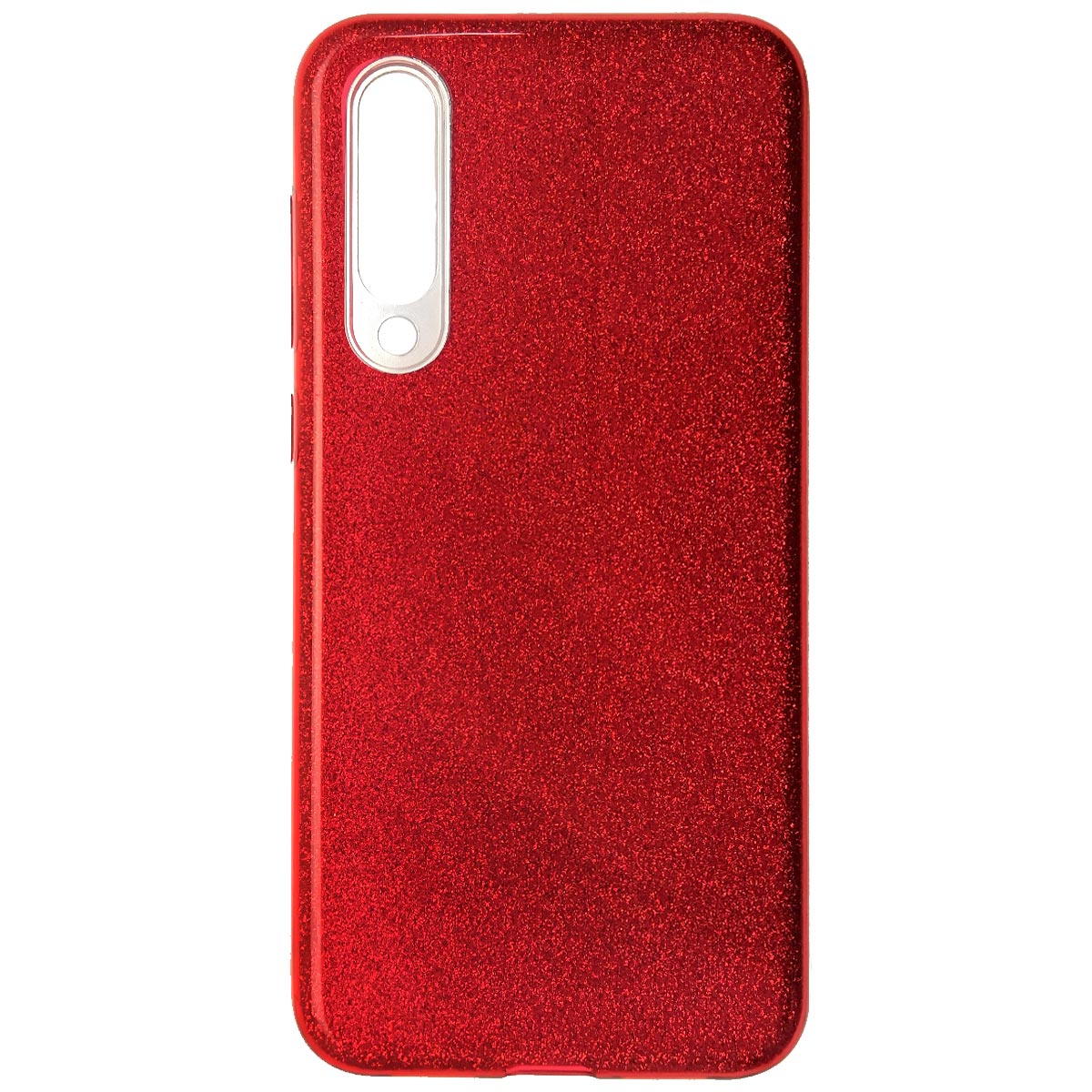Чехол накладка Shine для XIAOMI MI 9 SE, силикон, блестки, цвет красный Чехол накладка Shine для XIAOMI MI 9 SE, силикон, блестки, цвет красный