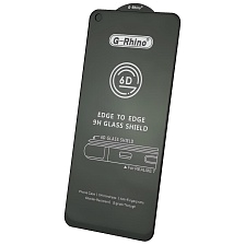 Защитное стекло 6D G-Rhino для Realme 7, цвет окантовки черный