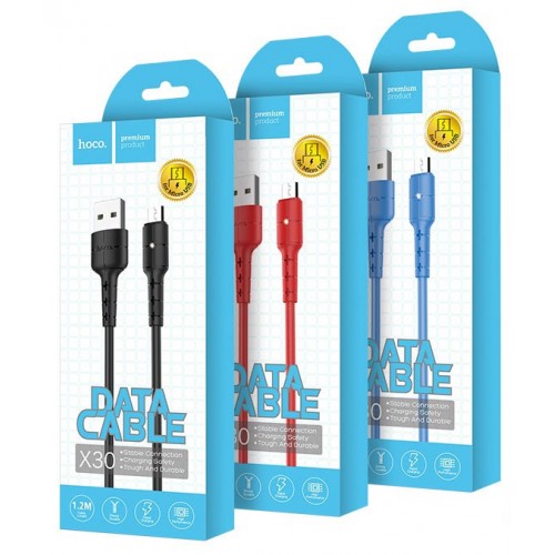 HOCO X30 кабель-USB Star Charging data cable for Micro USB, 1 метр, 2A, цвет красный. HOCO X30 кабель-USB Star Charging data cable for Micro USB, 1 метр, 2A, цвет красный.