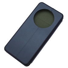 Чехол книжка STYLISH для XIAOMI Redmi 14C, POCO C75, экокожа, визитница, цвет темно синий
