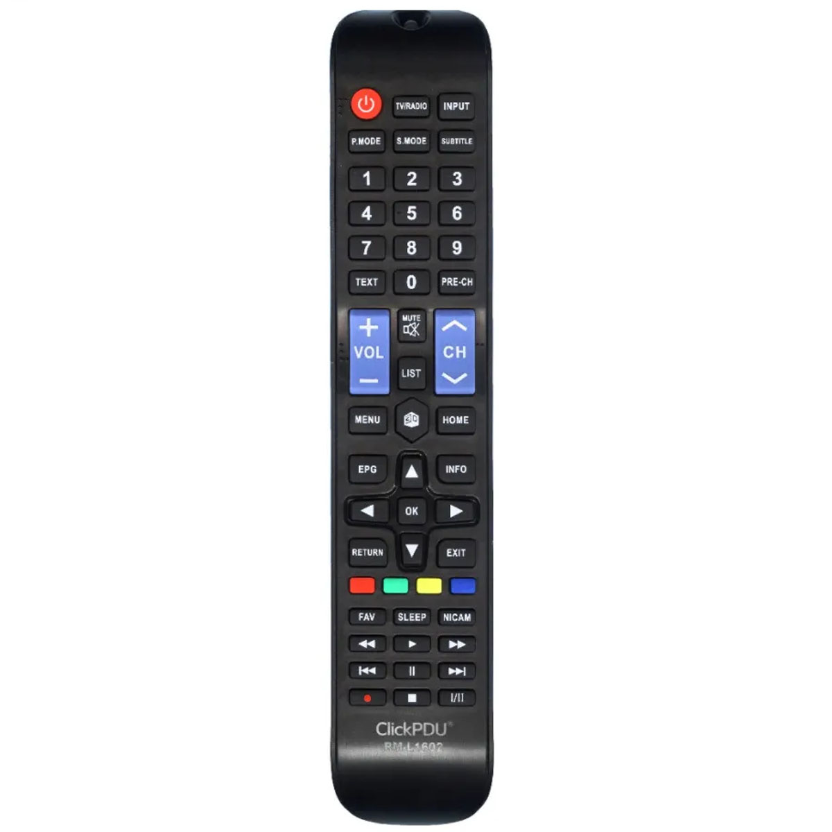 Пульт ДУ RM-L1602 для телевизоров AKAI, цвет черный Пульт ДУ RM-L1602 для телевизоров AKAI, цвет черный