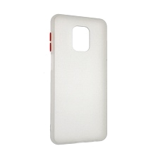 Чехол накладка SKIN SHELL для XIAOMI Redmi Note 9 Pro, Redmi Note 9S, силикон, пластик, цвет белый Чехол накладка SKIN SHELL для XIAOMI Redmi Note 9 Pro, Redmi Note 9S, силикон, пластик, цвет белый